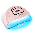 JODSONE U V LED Nail Lamp, Nail Dryer for Gel Polish with Led Light with Automatic Sensor & 4 Timers Pink