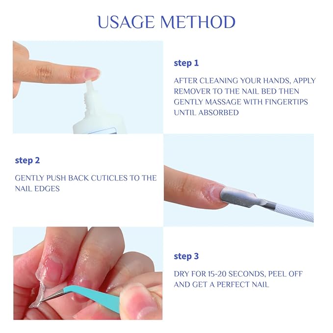 Cuticle Remover Gel - Cuticle Removal & Deep Hydration, Ideal for Prepping Press-Ons, Gel Nails & Dry Cuticles, Trusted by Manicurists & Nail Artists, 1 fl oz Cucumber Fresh (Clear)
