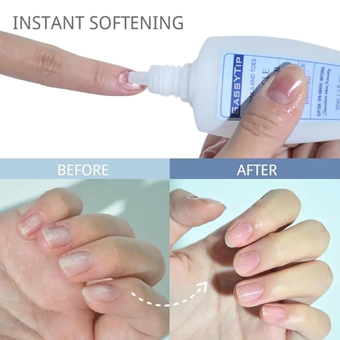 Cuticle & Nail Duo: 15-Second Softening Gel + Strengthening Oil Pen with Jojoba & Vitamin E for Healthy, Manicured Nails (Lemon+Gel)