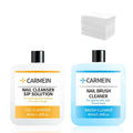 Nail Cleaner & Nail Brush Cleaner - Polyester Nail Gel Essential Kit(Gel Cleanser set D)