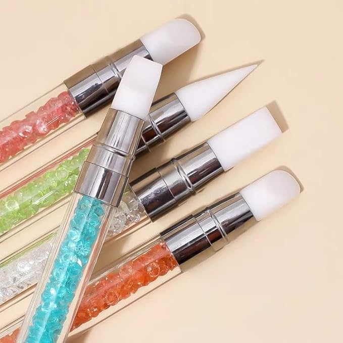 5PCS Dual Tipped Nail Art Sculpture Pen & 5PCS Nail Dotting Pens with Liner Brushes