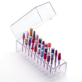 MelodySusie Nail Drill Bits Holder, 30 Holes Case, Portable Dustproof Displayer Organizer Container, Nail Tech Professional Nail Art Tool, Travel Salon Home, Clear (Drill Bits Not Included)