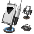 Diesisa Nail Drill Machine Holder - Nail Drill Holder Stand - 360° Rotatable - With Pen Holder - Portable Acrylic Nail Tools - Professional Manicure Tool Organizer for Nail Salon & Home Use - Brown