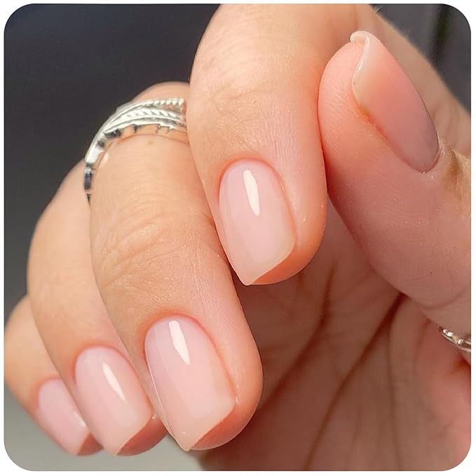 Vishine Rubber Builder Base Gel Nail Polish, 6 in 1 Jelly Nude Builder for Strengthen Apex Building Extension Long Lasting Protect U V Cured Color Based Manicure for Fragile Nails Art Home Salon R064