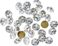 1440pcs Rhinestones Round Point Back Crystal Gem Glass Diamante Rhinestones Nail Art Decoration Jewelry Finding Beads Craft Gems (Transparent, 2.0mm)