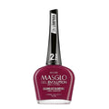 MASGLO GEL EVOLUTION Nail Polish Gel Effect, No UV/Led Lamp Required, Duration up to 12 day, 1 peice color Gel sin necesidad de lampara UV/Led, hasta 12 dias de duracion (MALVADA)