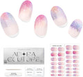 Semi Cured Gel Nail Strips with 30 Pieces - Salon Quality Manicure Kit for Women Easy Application Wraps Includes Prep Pads Nail File Wooden Stick, UV Light Required (Multi Confetti)