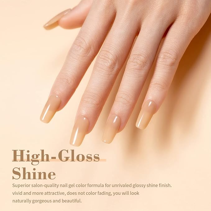 RARJSM Rubber Base Gel Cashmere Pink Natural Sheer Jelly Color Extend Rubber Base Coat Gel Nail Polish Gel Builder in a Bottle 15ml Soak Off LED UV Curing Requires Salon Home DIY Use French Manicure