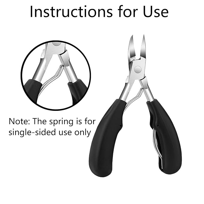 Professional Ingrown Toenail Correction Kit - Stainless Steel Ingrown Toenail Clippers, Correction Patches, Lifter & Tools for Ingrown Toenail Treatment, Home Pedicure Solution