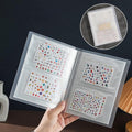 80 Slot Nail Art Sticker Storage Book - Nail Decals Organizer & Display - DIY Nail Art Design Tools