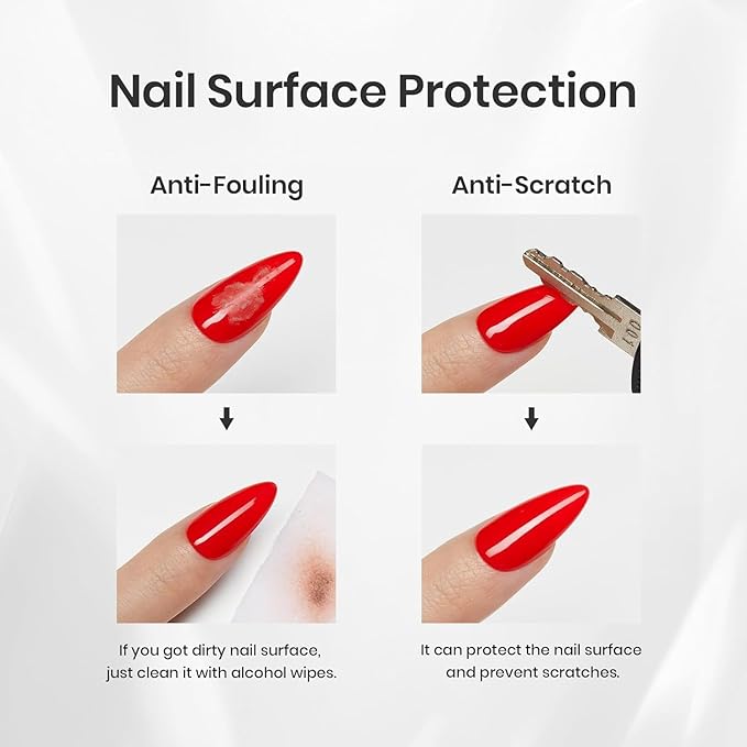 Beetles 4 Pcs 15ml Gel Top Coat and Base Coat Set with Nail Dehydrator and Primer Professional Nail Prep Acid-Free & Hema-Free Dehydrate Bond Primer Set for Acrylic & Gel Nail Polish Nail Gifts