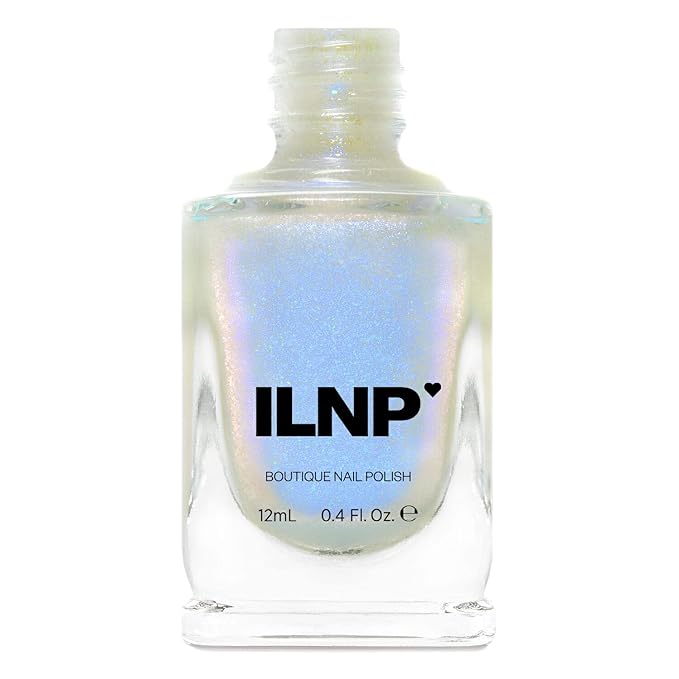 ILNP Abyss - Glowing Blue, Deep Purple Iridescent Topper Nail Polish