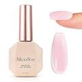MelodySusie Builder Nail Base Gel Pink Builder Gel for Nails Thickening, Soak Off UV Gel,Extension Gel Rhinestone Nail Glue Gel in a Bottle for Nail Art Design Gift for Women-76