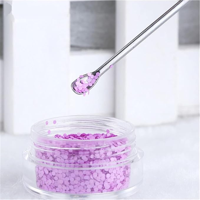 White Nail Art Stirring Rod DIY Tools Spoon Spatula Needle Stick for Powder Liquid Glue Rhinestone Acrylic UV Gel Mixing Manicure Accessories, Nail Art Brushes