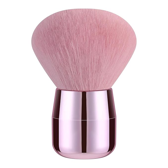 Pink Professional Nail Dust Brush, Soft Bristles for Acrylic Nails, Dip Powder, Makeup
