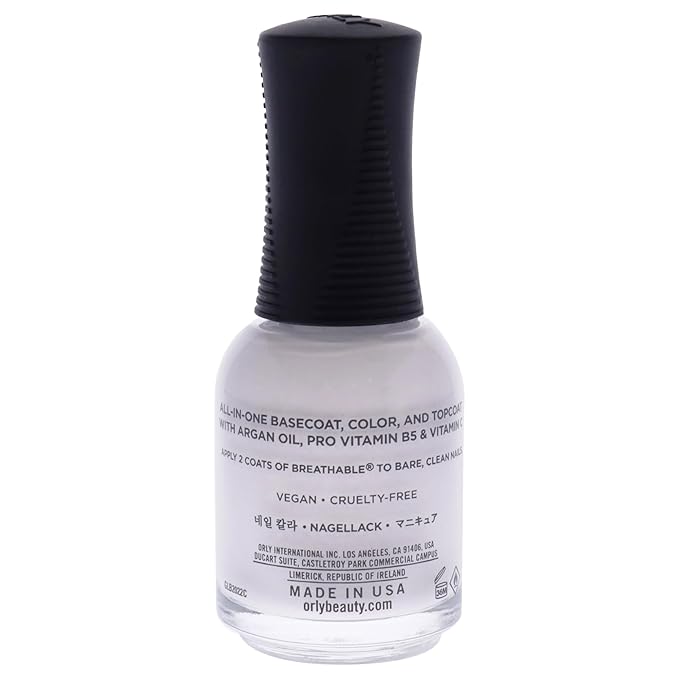Orly Breathable Nail Color, Barely There, 0.6 Fluid Ounce