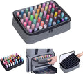 Small Clear Nail Polish Organizer Case Holds 54 Bottles(15ml-0.5fl.oz) Multifunctional Nail Polish Bag, Cosmetic Travel Makeup Bags for Women, Grey