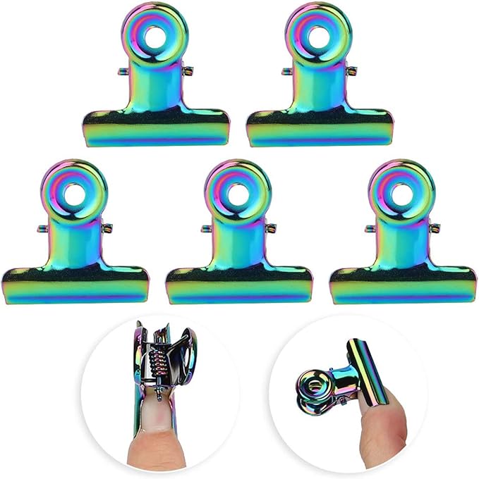 5pcs Nail Extension Curve Clips, Stainless Curve C Nail Curvature Pinching Clips Nail Art Accessories, Finger Extension Kit DIY Manicure Tool for Women Girls