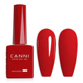 CANNI Red Gel Nail Polish, 1Pcs Red Gel Polish Bright Color High Gloss Soak Off U V French Nail Manicure Salon DIY