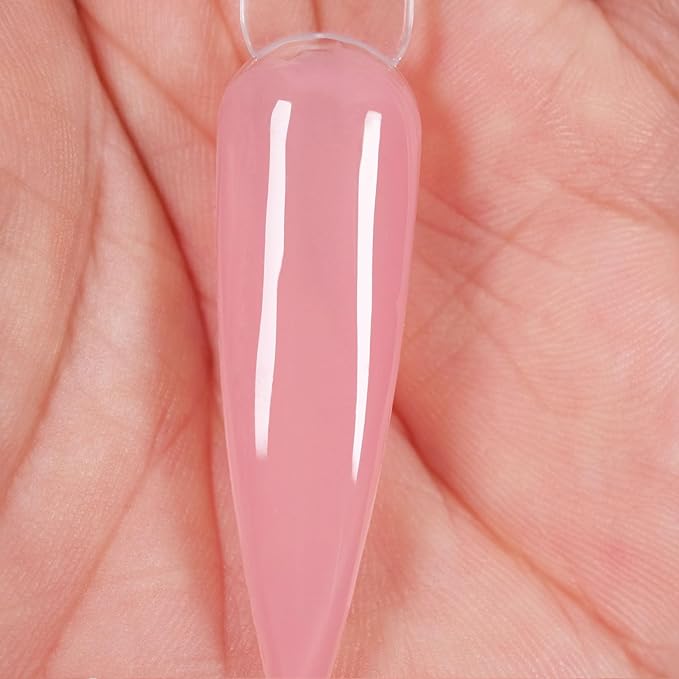 Glow in the dark Gel Nail Polish Colors Set Jelly Pink Milky White for french nail art design (GP011)