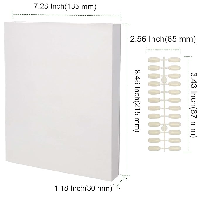 PINGEUI 4 Pack 120 Colors Nail Display Book, Nail Gel Polish Display Chart with 480 Nail Tips, Nail Color Sample Book Nail Gel Color Card Book, for Nail Salon