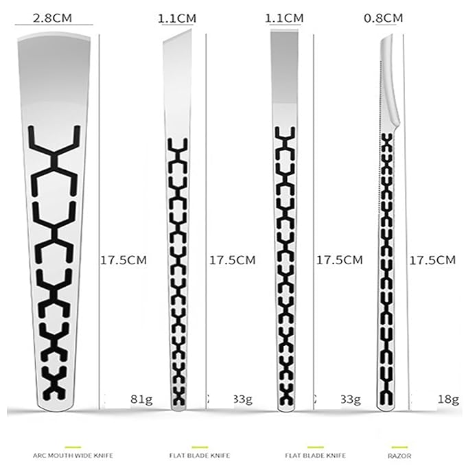 Stainless steel ingrown toenail pedicure knife set,professional foot skin scraper repair sharp blade kit for nail corn callus paronychia treatment. (4)