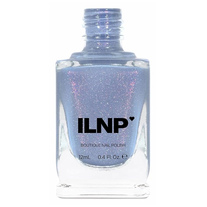 ILNP Dusk To Dawn - Dusky Blue Holographic Nail Polish