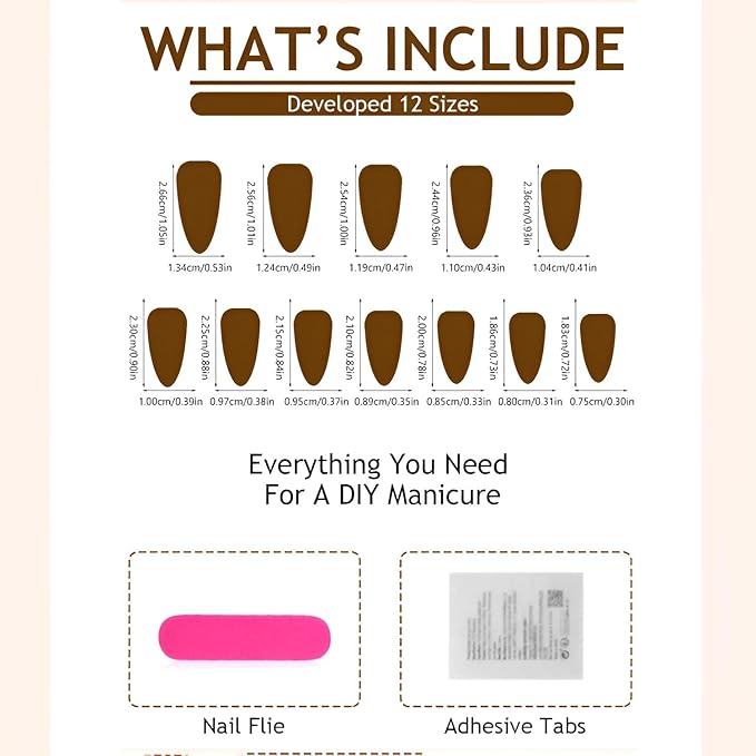 24Pcs Medium Almond Press on Nails 3D Flower Fake Nails White Black False Nails with Gold Rhinestones Design Polka Dot Nails Press Ons Glossy Glue on Nail Gradient Stick on Nail for Women