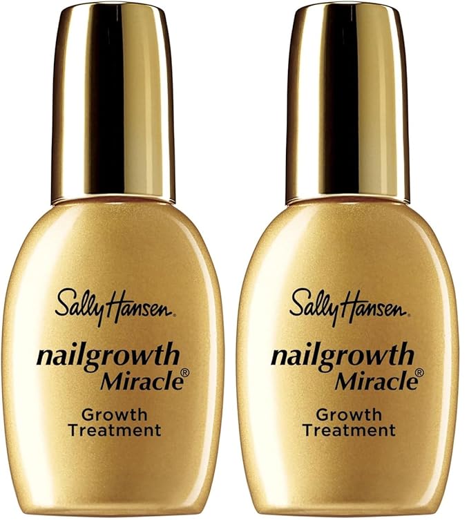 Sally Hansen Miracle Nails Nailgrowth Treatment 0.44 Fl Oz (Pack of 2)