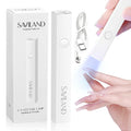 SAVILAND UV Light for Nails: Handheld Gel Lamp for Gel Nails Flash Cure Lamp for LED Nail Lamp Portable Mini Nail Dryer Polish Nail Glue USB Flash Cure Light Home DIY Manicure Art