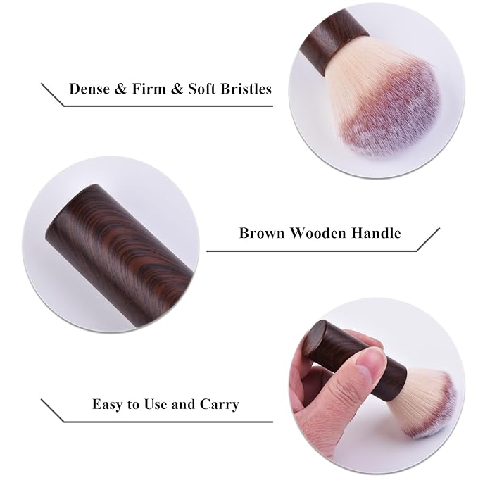Nail Dust Brush, Nail Art Dust Powder Remover Soft Nail Art Dust Cleaner Brush Manicure Brushes Clean Up Tools for Acrylic Nails