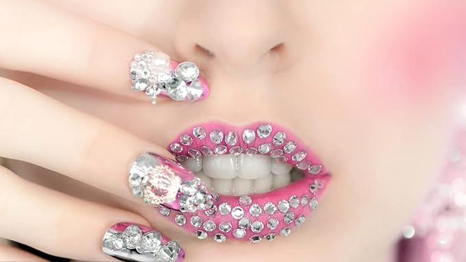 Dowarm 720 Pieces SS20 Flatback Crystals, 4.8MM Clear Flatback Rhinestones for Craft Nails Dance Costumes, Non Hotfix