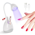 SAVILAND LED UV Nail Lamp: 36W Mini UV Light for Gel Nails with Nail Brush Holder Gel Nail Lamp and Flash Cure Light for Nails Portable U V Lamp for Rhinestone Curing for Home DIY Nail Salon