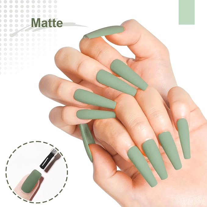 JODSONE 16.5ml Gel Nail Polish Sage Green Need U V Curing for Home Manicures Sage Green Lacquer for Solid Nail Designs Gift for Women
