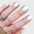 Olive & June Instant Mani Press-On Nails (Glue) | 42 Fake Nails, 21 Sizes | Non-Toxic, Long-Lasting Recycled Materials Realistic Look | Spring Flowers & Patterns | Extra Short, Round| HD