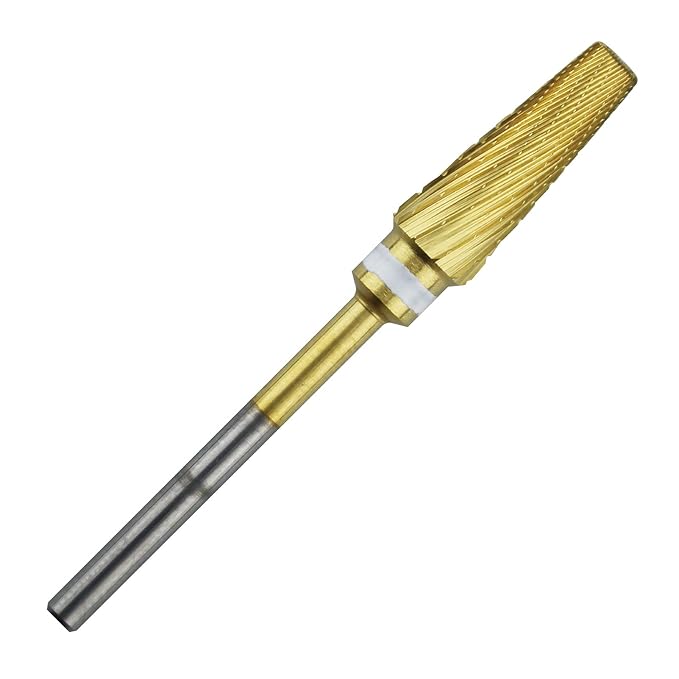 C & I 5 in 1 Nail Drill Bit, Mixed Sizes Edition, Cross Teeth, 2 Way, Professional Multi-function Nail Drills for Electric Manicure Drill Machine, Shank 3/32” (Pro)