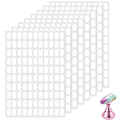 800 Pcs False Tip Double Sided Adhesive Tapes, Pre-cut Strips for Nail Art Holder Clear Nails Stand Sticky Tabs, Nails Adhesive Tapes for Nail Art Stand Practice Holder Color Chart Book