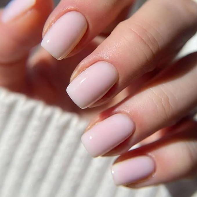 AZUREBEAUTY 15ml Rubber Base Builder Gel Polish for Nails, Nude Pink Rubber Base Coat, Self-Leveling Apex Building Nail Strengthener, Long Lasting Soak Off UV LED for Thin Weak Brittle Nails