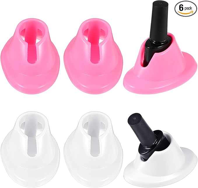 Soft Rubber Nail Polish Bottle Holder Spill-Proof Bottle Stand Anti-Spill Storage Rack Display Stand Manicure DisplaysTools Nail Art Supplies for Nails Salon Foot and Hand Care Display Art To