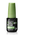 6-in-1 Builder Gel for Nails, Brush on Crystal Clear Base Coat Soft Gel Polish Strengthening Building Apex Extension Thickening Enhancement for Home DIY Beginner Salon Manicure(U V Curing)