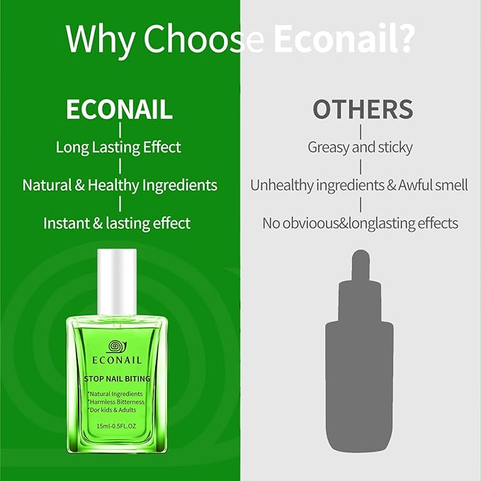 Nail Biting Treatment For Kids（Ultra Bitter）, Nail Biting Prevention, No bite Nail Polish, Thumb Sucking Deterrent For Ages3+, 0.5 fl oz (15ml)