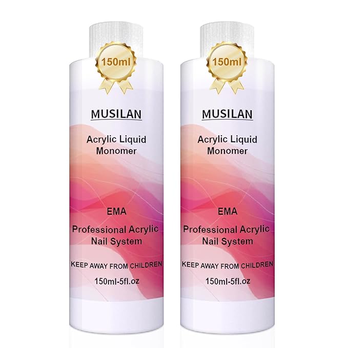 Monomer Acrylic Nail Liquid - 300ML Professional Acrylic Nai Liquid Monomer For Acrylic Powder System Kit For Nail Beginners Extensio Quick Dry Time