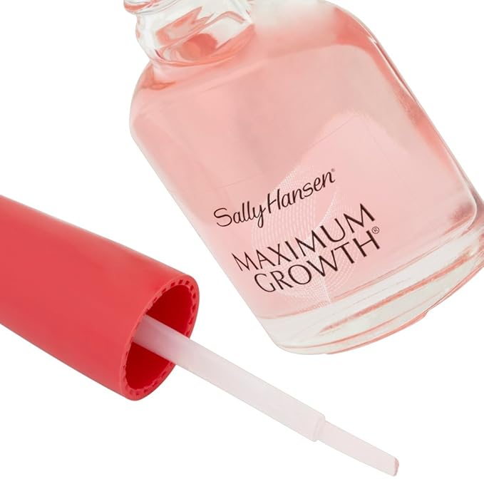 Sally Hansen Nail Treatment Maximum Growth® Nail Strengthener | Base Coat & Nail Protectant | Triple Protein & Silk Formula for Strong, Healthy Nails