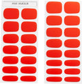 Ami Amour- Gel Nail Strips Cured Polish Color That Pops (Last 14+ Days) | Semi Cured Nail Sticker Wraps For Quick Easy Application (Sizzling Hibiscus)