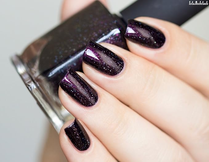ILNP Mon Amour - Dark Purple Holographic Nail Polish