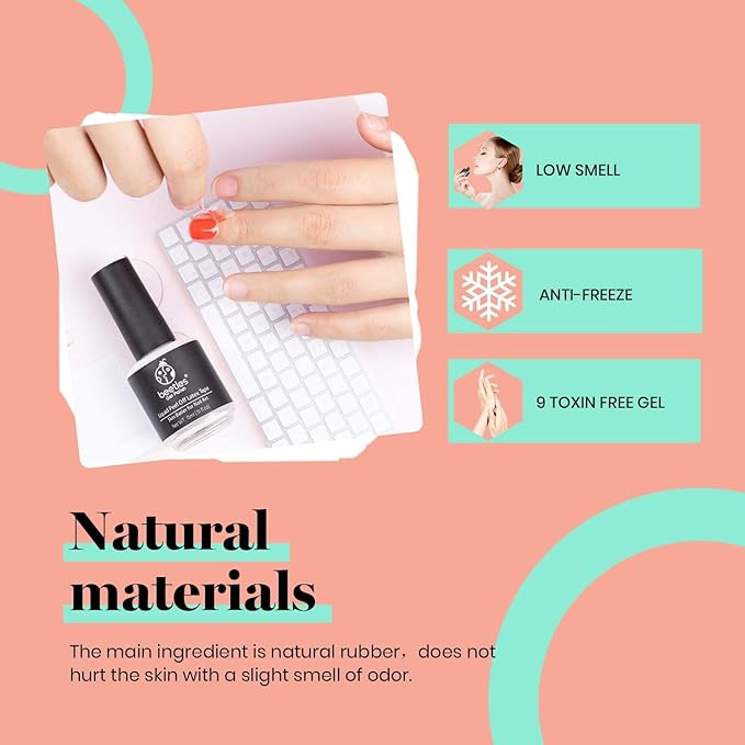beetles Gel Polish Liquid Latex for Nails: 2pcs 15ml Latex Nail Polish Barrier Peel Off Cuticle Guard for Nail Polish Nail Art Liquid Latex Barrier Protector White Gel Polish Manicure Nails Design