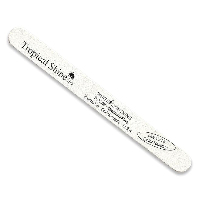 Tropical Shine White Lightning File (Medium 180/Fine 240)
