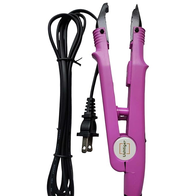 Pro Hair Extension Fusion Tool Iron Connector Heat Up for Seamless Bonding K Tip Extension Tools Hair Clip Designed Salon Use I Tip Women Hairdressing Pink