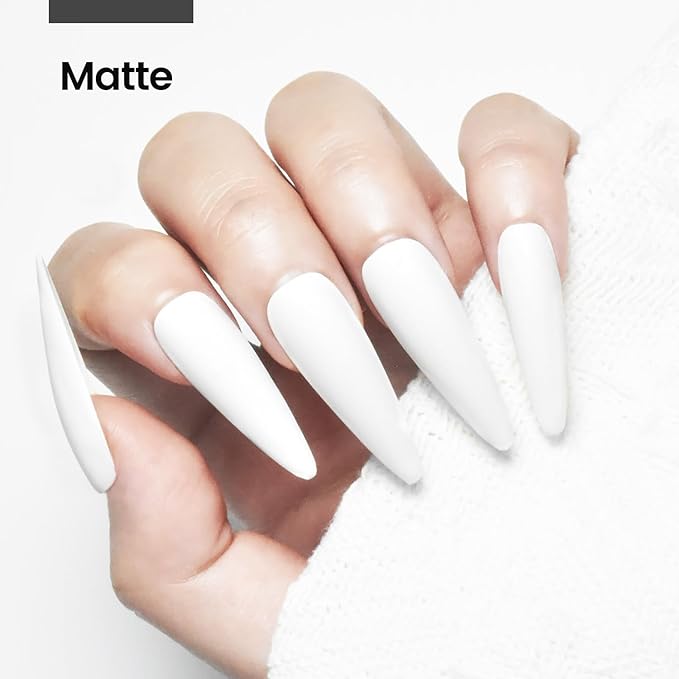 JODSONE 16.5ml Gel Nail Polish White Need U V Lamp Curing for Home Salon Nail Art DIY