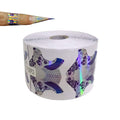 500Pcs Laser Nail Forms Gel Polish Extension Forms Acrylic Tips Nail Art Decoration DIY Nail Gel Curl